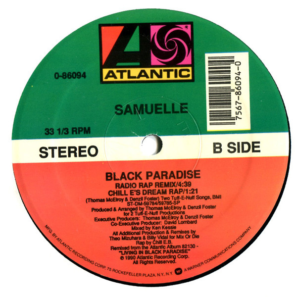 Samuelle Prater - Black Paradise | Atlantic (0-86094) - main