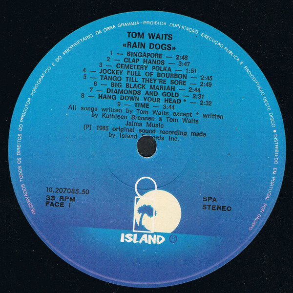 Tom Waits - Rain Dogs | Island Records (10.207085.50) - 2 Tom Waits - Rain Dogs | Island Records (10.207085.50) - 2