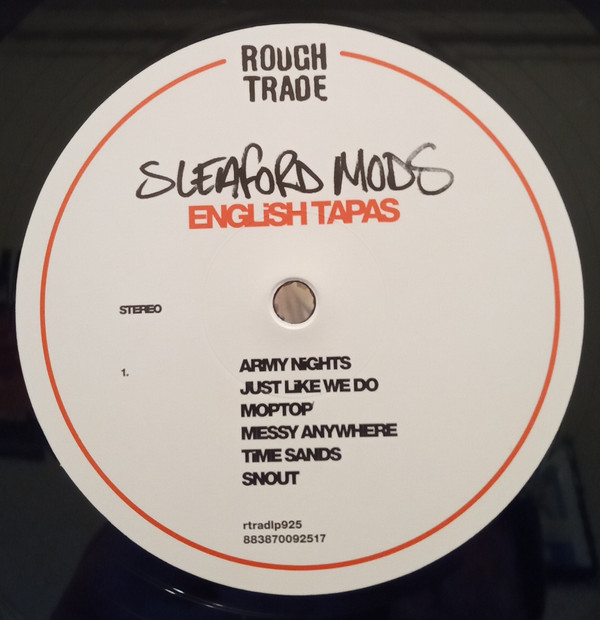 Sleaford Mods - English Tapas | Rough Trade (RTRADLP925) - 3 Sleaford Mods - English Tapas | Rough Trade (RTRADLP925) - 3