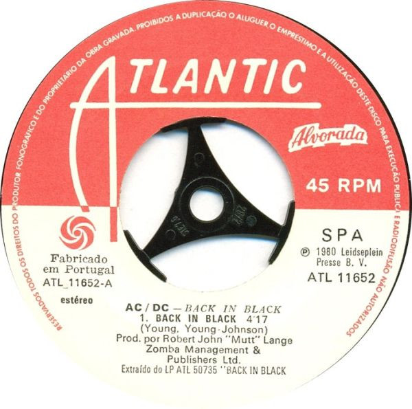 AC/DC - Back In Black | Atlantic (ATL 11 652) - 3