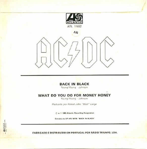AC/DC - Back In Black | Atlantic (ATL 11 652) - 2
