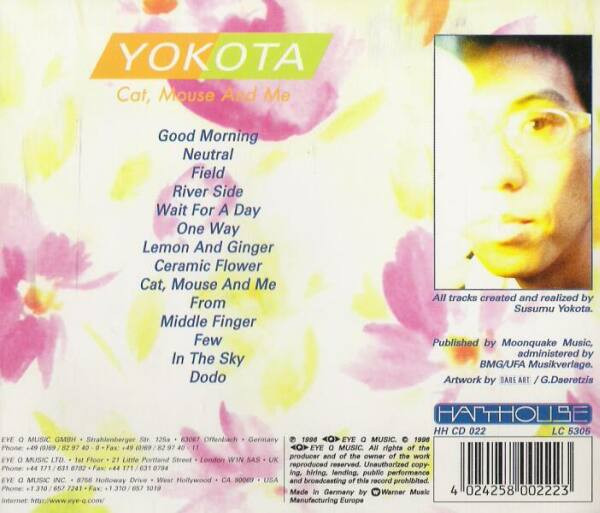 Susumu Yokota - Cat, Mouse And Me | Harthouse (HH CD 022) - 3