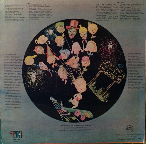 Various - 1er. Festival Infantil De La Canción | Top Hits (THS-1258) - 2