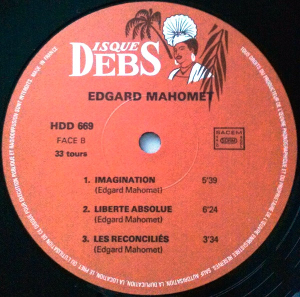 Edgar Mahomet - Edgard Mahomet | Disques Debs International (HDD 669) - 4 Edgar Mahomet - Edgard Mahomet | Disques Debs International (HDD 669) - 4