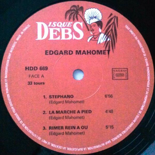 Edgar Mahomet - Edgard Mahomet | Disques Debs International (HDD 669) - 3 Edgar Mahomet - Edgard Mahomet | Disques Debs International (HDD 669) - 3
