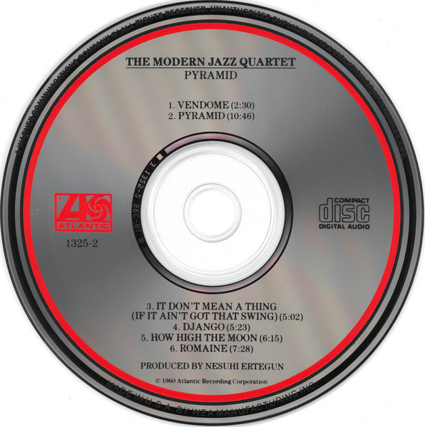 The Modern Jazz Quartet - Pyramid | Atlantic (1325-2) - 3 The Modern Jazz Quartet - Pyramid | Atlantic (1325-2) - 3