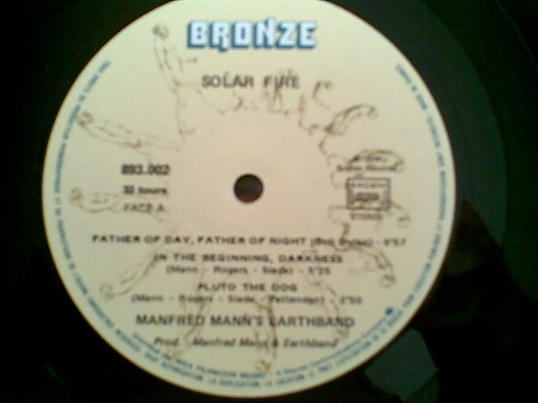 Manfred Mann's Earth Band - Solar Fire | Bronze (89 3002) - 3 Manfred Mann's Earth Band - Solar Fire | Bronze (89 3002) - 3