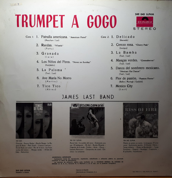 The James Last Band - Trumpet À Gogo | Polydor (249 040 SLPHM) - 2 The James Last Band - Trumpet À Gogo | Polydor (249 040 SLPHM) - 2