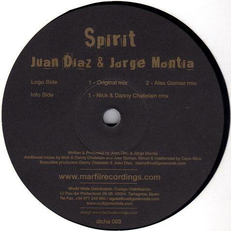 Juan Diaz & Jorge Montia - Spirit | Dicha Musica (DICHA003) - main Juan Diaz & Jorge Montia - Spirit | Dicha Musica (DICHA003) - main