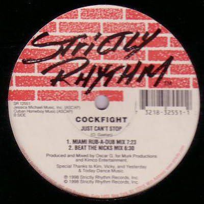Cockfight - Just Can't Stop | Strictly Rhythm (SR 12551)