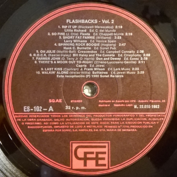 Various - Flashbacks. Volumen 2 | CFE (ES-102) - 3 Various - Flashbacks. Volumen 2 | CFE (ES-102) - 3