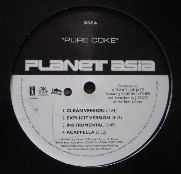 Planet Asia - Pure Coke / Livin' It Up | Interscope Records (0694976611)