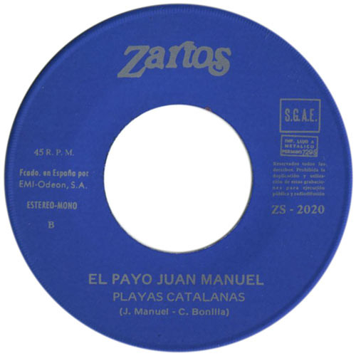 El Payo Juan Manuel - Lairo Lairo / Playas Catalanas | Zartos (ZS-2020) - 4
