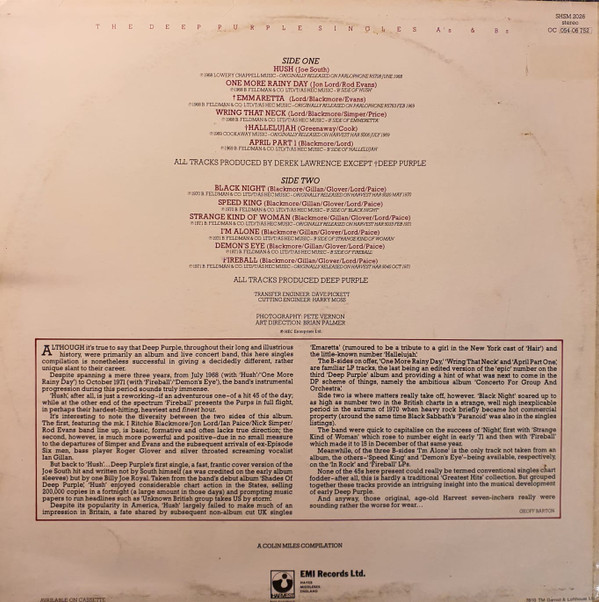 Deep Purple - The Deep Purple Singles A's & B's | Harvest (SHSM 2026) - 2 Deep Purple - The Deep Purple Singles A's & B's | Harvest (SHSM 2026) - 2