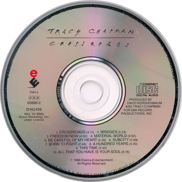 Tracy Chapman - Crossroads | Elektra (9 60888-2) - 3