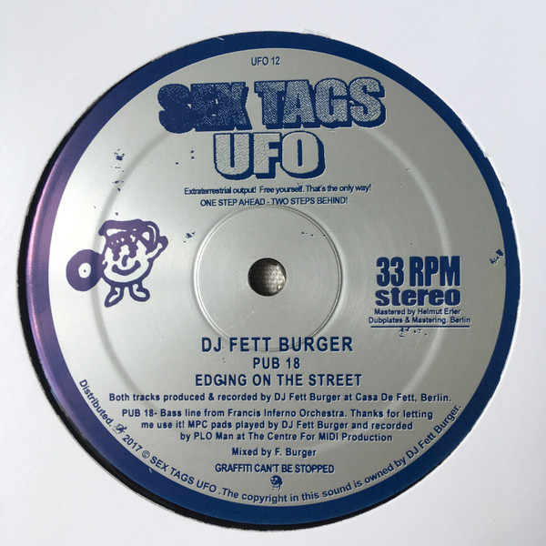 DJ Fett Burger - Pub 18 / 411 Esperanza | Sex Tags UFO (UFO 12) - 2 DJ Fett Burger - Pub 18 / 411 Esperanza | Sex Tags UFO (UFO 12) - 2