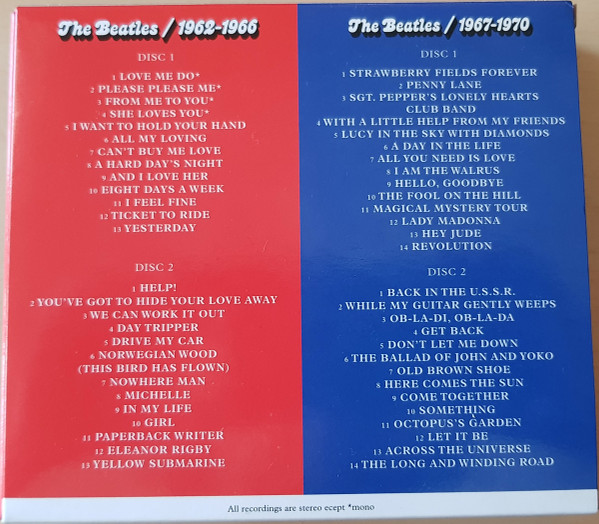 The Beatles - 1962-1966 / 1967-1970 CD | Apple Records (50999 9099112 7) - 2