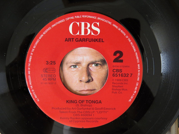 Art Garfunkel - When A Man Loves A Woman | CBS (CBS 651632 7) - 4