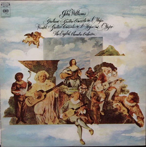 John Williams , English Chamber Orchestra - Mauro Giuliani / Antonio Vivaldi - Guitar Concerto In A Major / Guitar Concerto In D Major And A Major | CBS Masterworks (MS 7327) - main