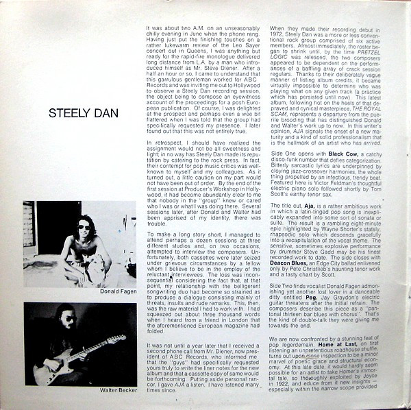 Steely Dan - Aja | ABC Records (AA-1006) - 2 Steely Dan - Aja | ABC Records (AA-1006) - 2