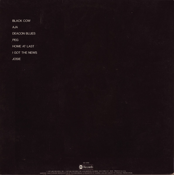 Steely Dan - Aja | ABC Records (AA-1006) - 4 Steely Dan - Aja | ABC Records (AA-1006) - 4