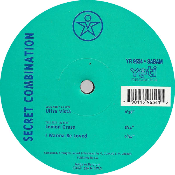 Secret Combination - Ultra Vista | Yeti Records (YR  9634) - 4