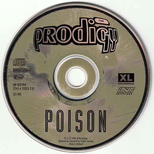 The Prodigy - Poison | XL Recordings (7243 4 72353 2 0) - 4