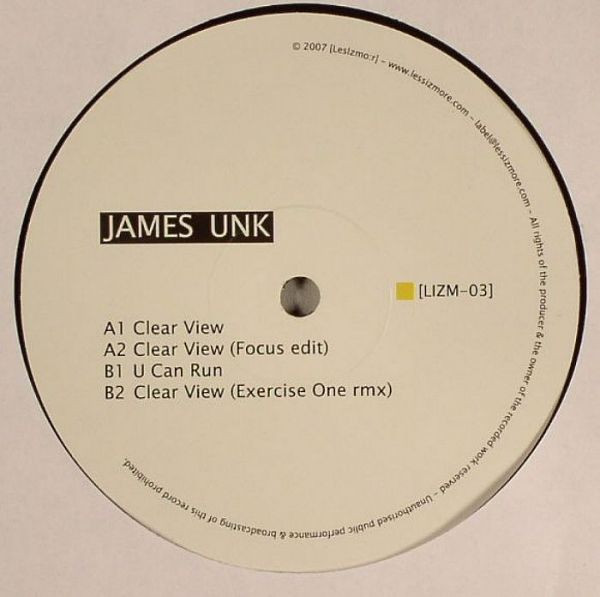 James Unk - Clear View | LesIzmo:r (LIZM-03) - main