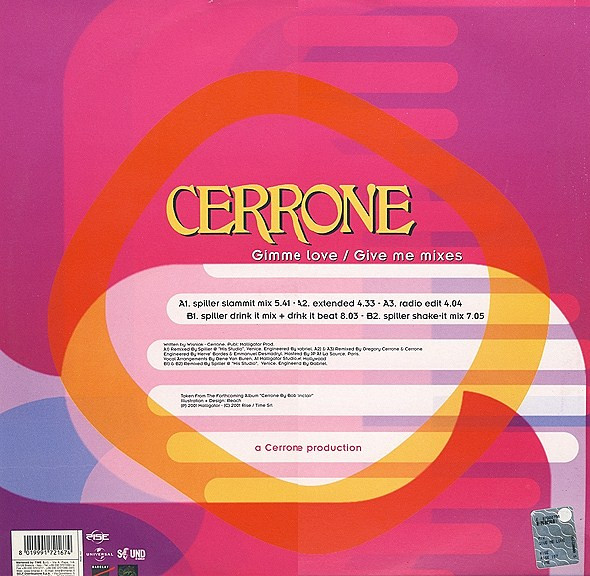 Cerrone - Gimme Love | Rise (RISE 157) - 2