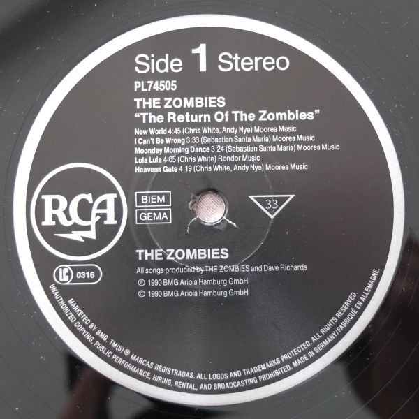 The Zombies - The Return Of The Zombies | RCA (PL 74505) - 3 The Zombies - The Return Of The Zombies | RCA (PL 74505) - 3