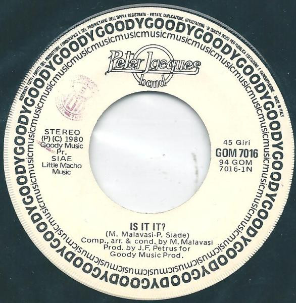 Peter Jacques Band - Is It It? | Goody Music Records (GOM 7016) - 3 Peter Jacques Band - Is It It? | Goody Music Records (GOM 7016) - 3