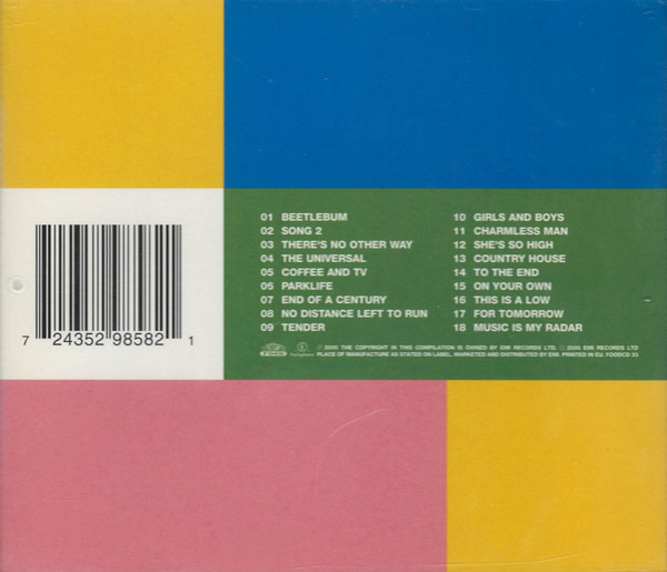 Blur - The Best Of | Parlophone (7243 5 29858 2 1) - 2