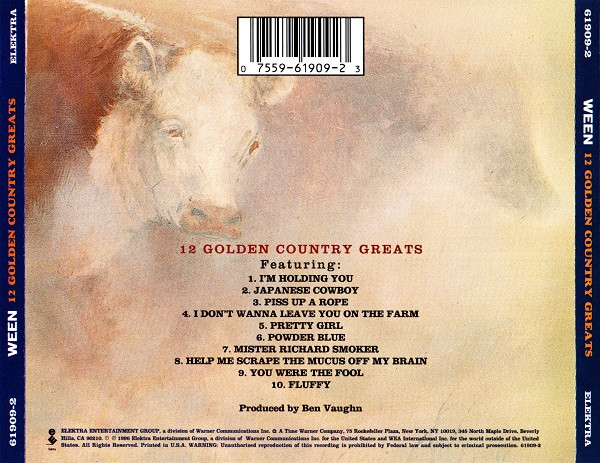 Ween - 12 Golden Country Greats | Elektra (61909-2) - 2