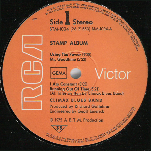 Climax Blues Band - Stamp Album | RCA (26.21553) - 2 Climax Blues Band - Stamp Album | RCA (26.21553) - 2