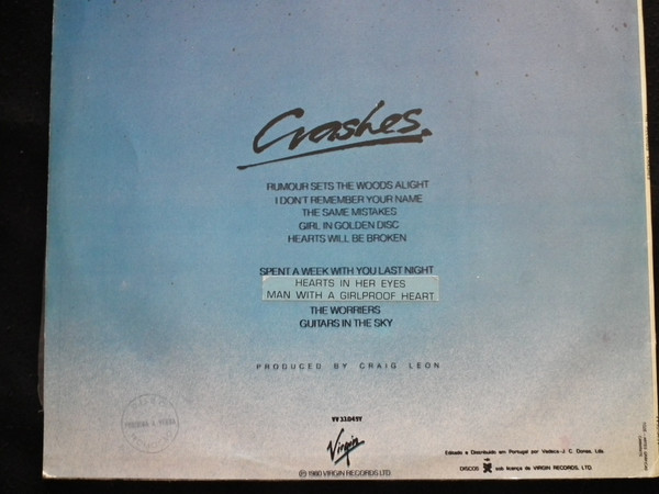 The Records - Crashes | Virgin (VV 33049 Y) - 2 The Records - Crashes | Virgin (VV 33049 Y) - 2
