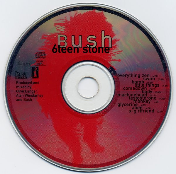 Bush - Sixteen Stone | Trauma Records (6544-92531-2) - 3 Bush - Sixteen Stone | Trauma Records (6544-92531-2) - 3