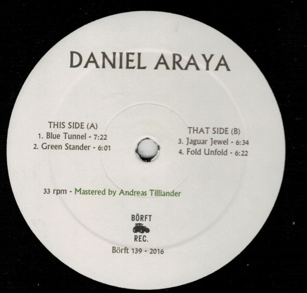 Daniel Araya - Load | Börft Records (Börft 139) - main