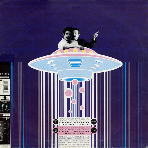 Jam & Spoon Hands On Yello - You Gotta Say Yes To Another Excess- Great Mission | Urban (PZ 343) - 2