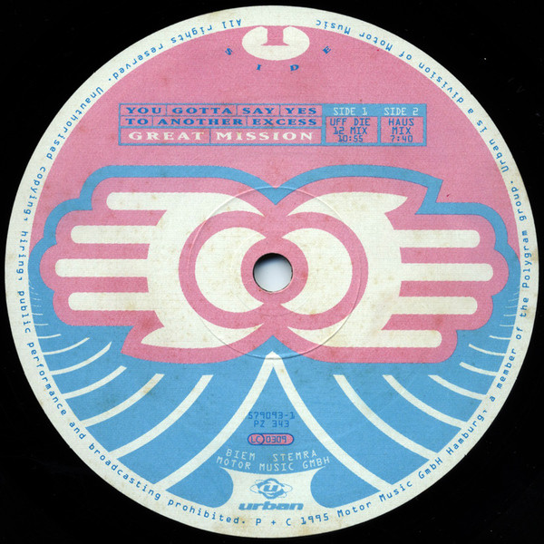 Jam & Spoon Hands On Yello - You Gotta Say Yes To Another Excess- Great Mission | Urban (PZ 343) - 3