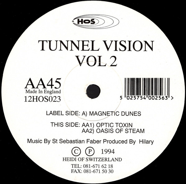 Tunnel Vision - Vol 2 | Heidi Of Switzerland (12HOS023) - main