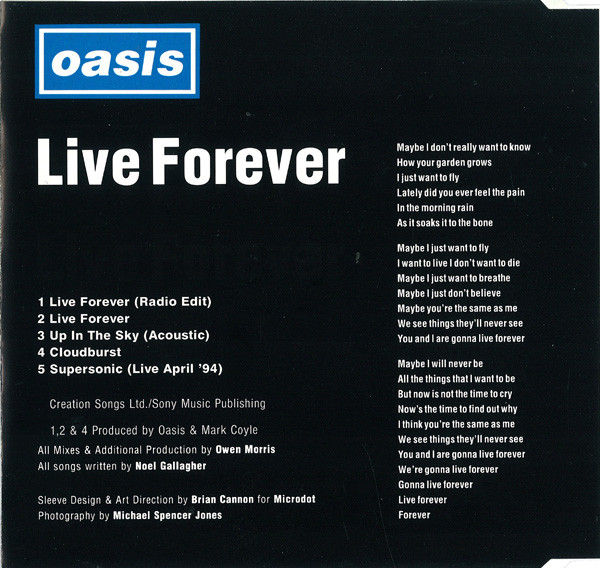 Oasis - Live Forever | Helter Skelter (HES 660689 2) - 4 Oasis - Live Forever | Helter Skelter (HES 660689 2) - 4