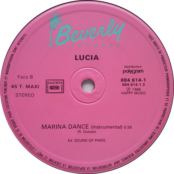 Lucia - Marinero (Remix) | Beverly Records (884 614-1) - 4