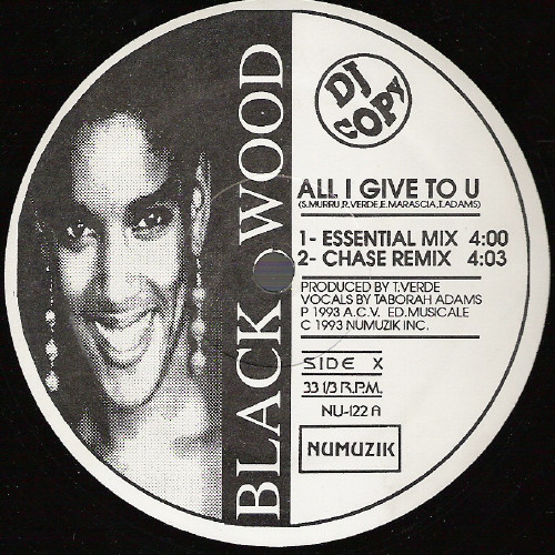 Blackwood / Two Boys - All I Gave To You / I Won't Let You Down | Numuzik Inc. (NU-122) - main Blackwood / Two Boys - All I Gave To You / I Won't Let You Down | Numuzik Inc. (NU-122) - main