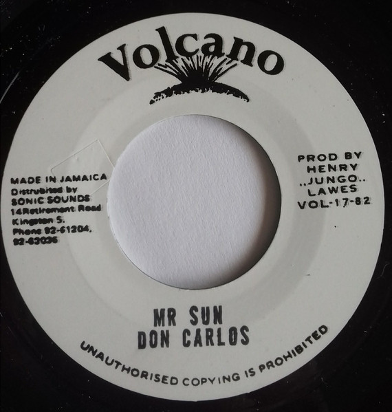 Don Carlos - Mr. Sun | Volcano (VOL-17-82) - main