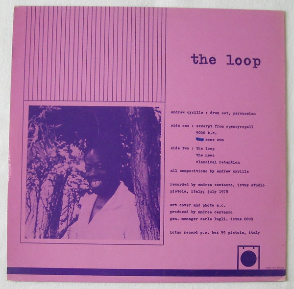 Andrew Cyrille - The Loop | Ictus Records (Ictus 0009) - 2 Andrew Cyrille - The Loop | Ictus Records (Ictus 0009) - 2