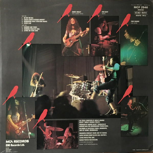 Budgie - In For The Kill! | MCA Records (MCF 2546) - 2 Budgie - In For The Kill! | MCA Records (MCF 2546) - 2