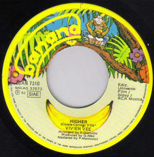 Vivien Vee - Higher | Banana Records (ZBAN 7310) - 2
