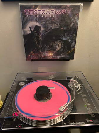 Contrarian - Only Time Will Tell (Limited Edition - Pink And Purple Merge Vinyl) [Vinyl] | Willowtip (WT-185-2) - 3
