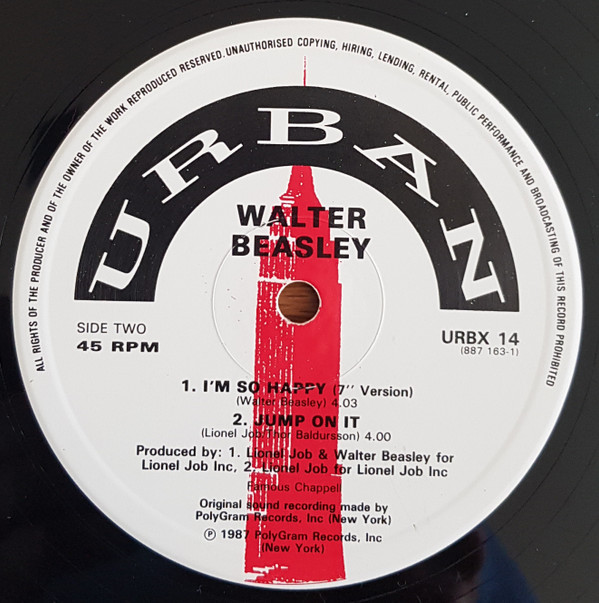 Walter Beasley - I'm So Happy (Remix) | Urban (URBX 14) - 2