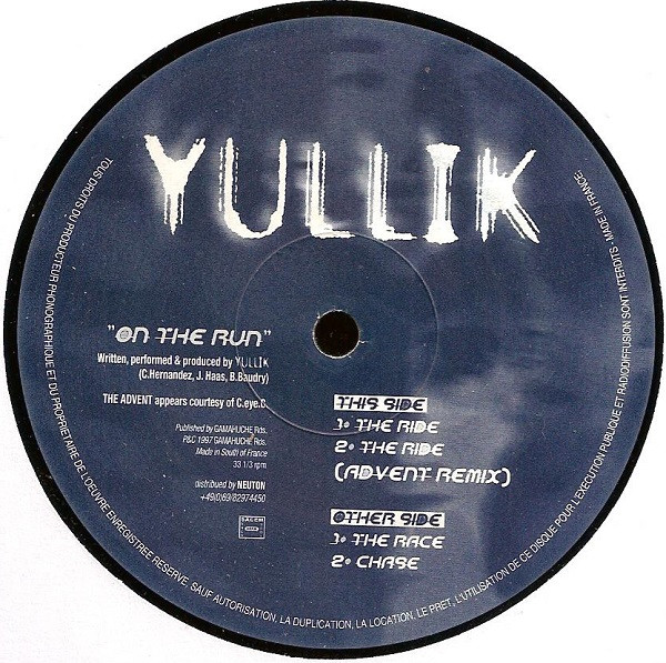 Yullik - On The Run | Gamahuche Records (GAM 002)